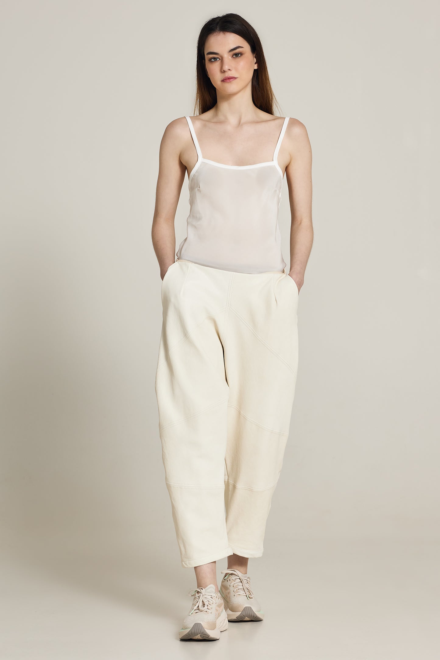 Leather Loose Fit Trousers