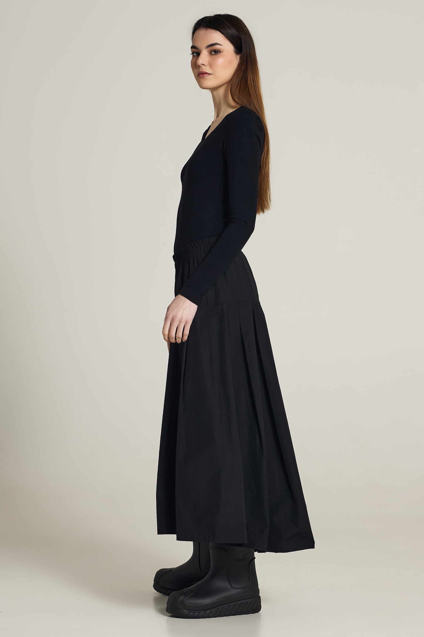 Long Skirt With Elastic Waistband