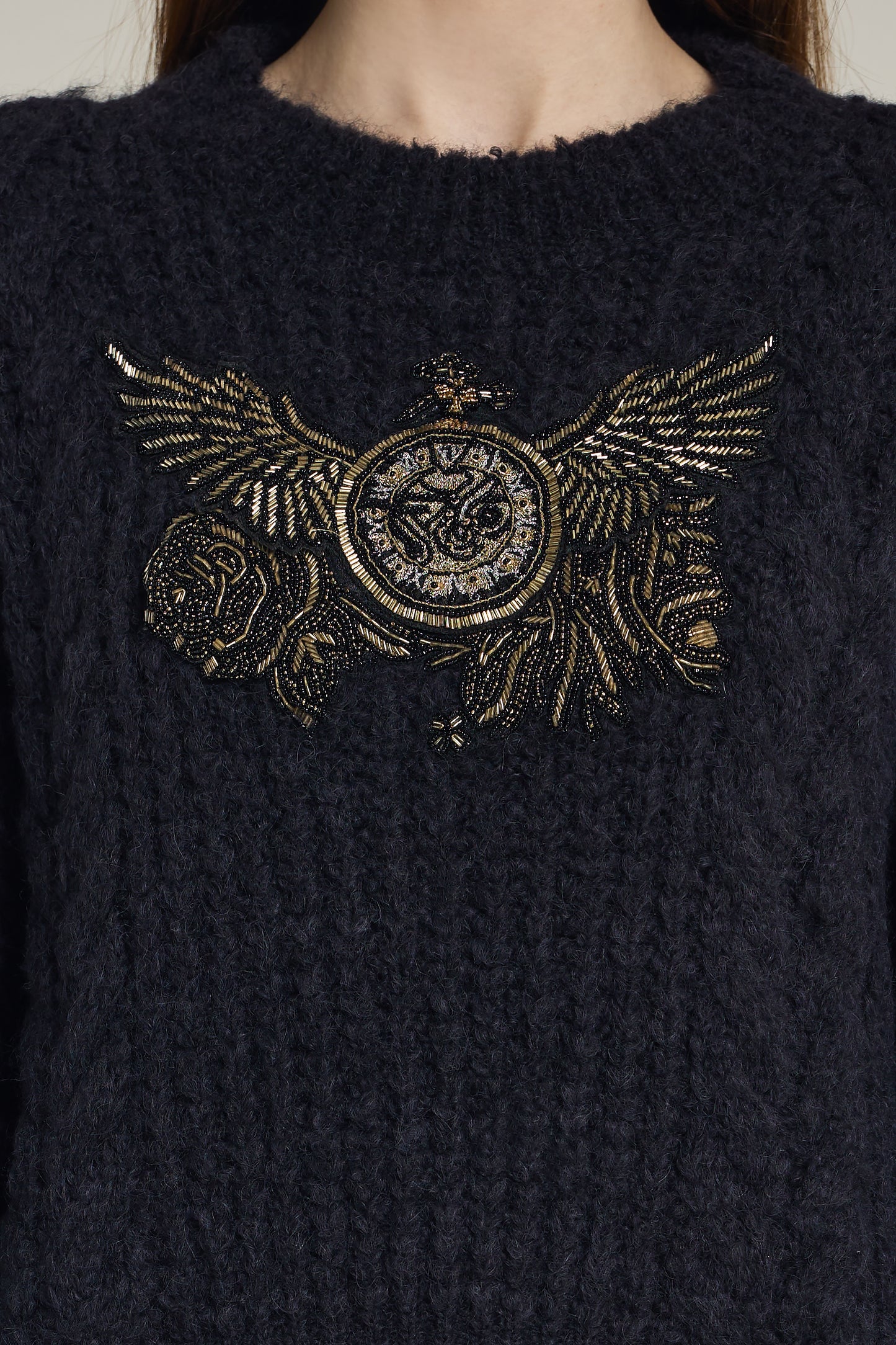 Knitwear Sweater With Embroidery