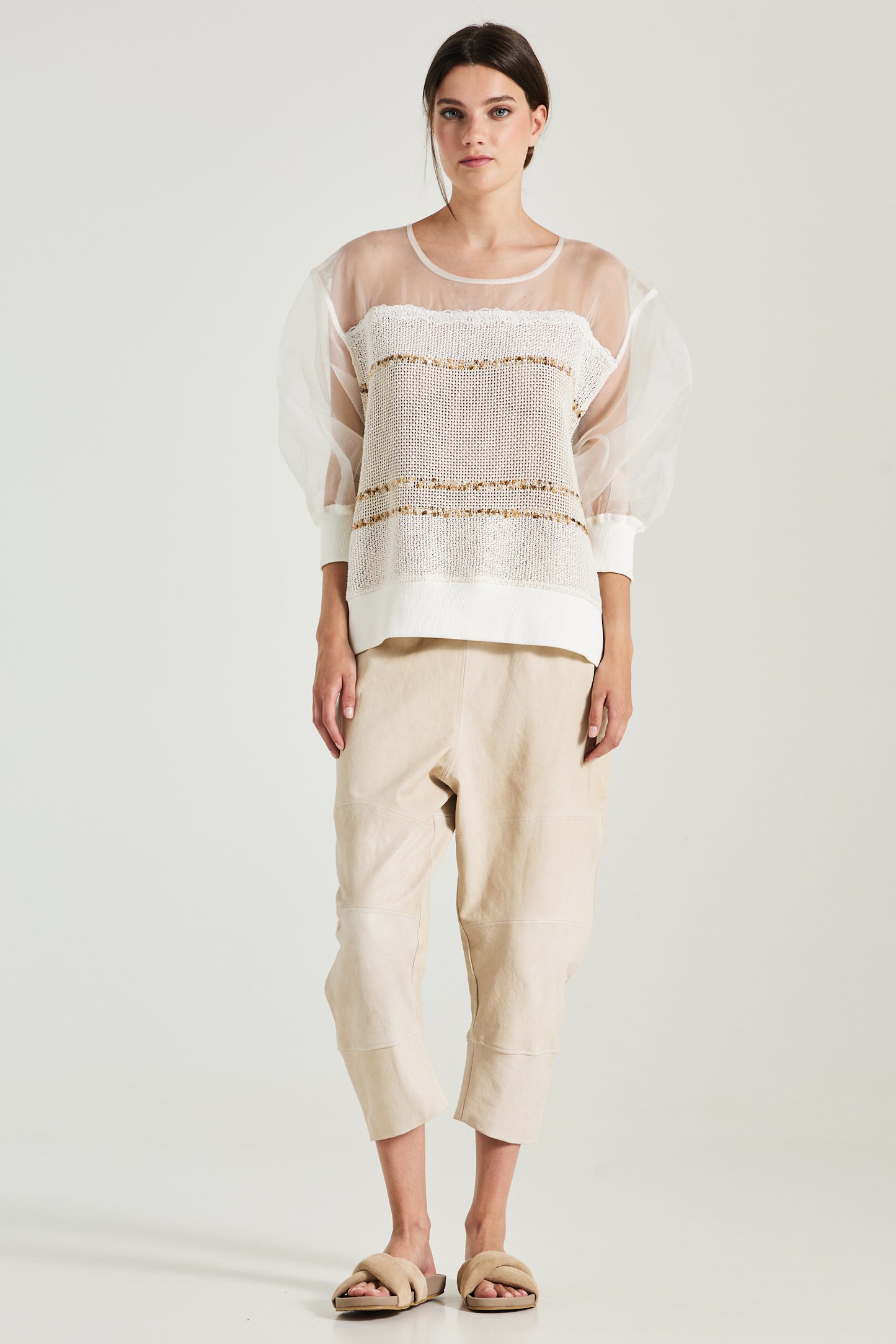Knitwear Mid-Sleeve Sweater