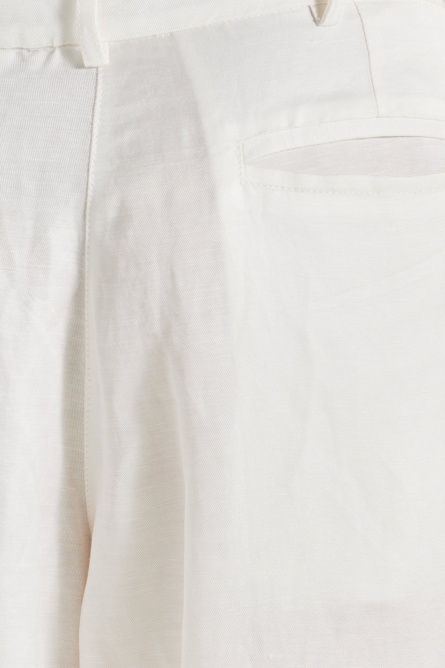 Trousers With Front Pleats And Pockets