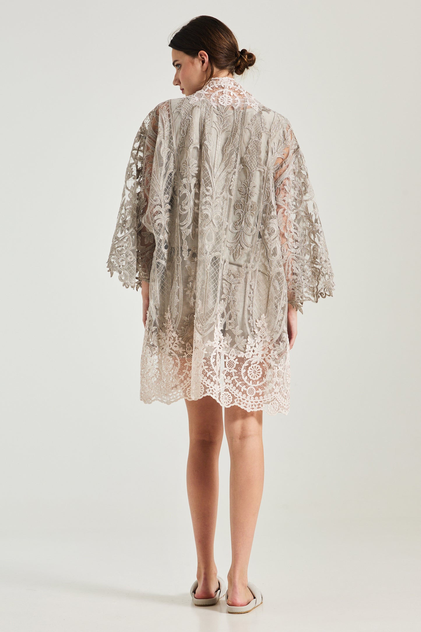 Over-The-Knee Lace Kimono
