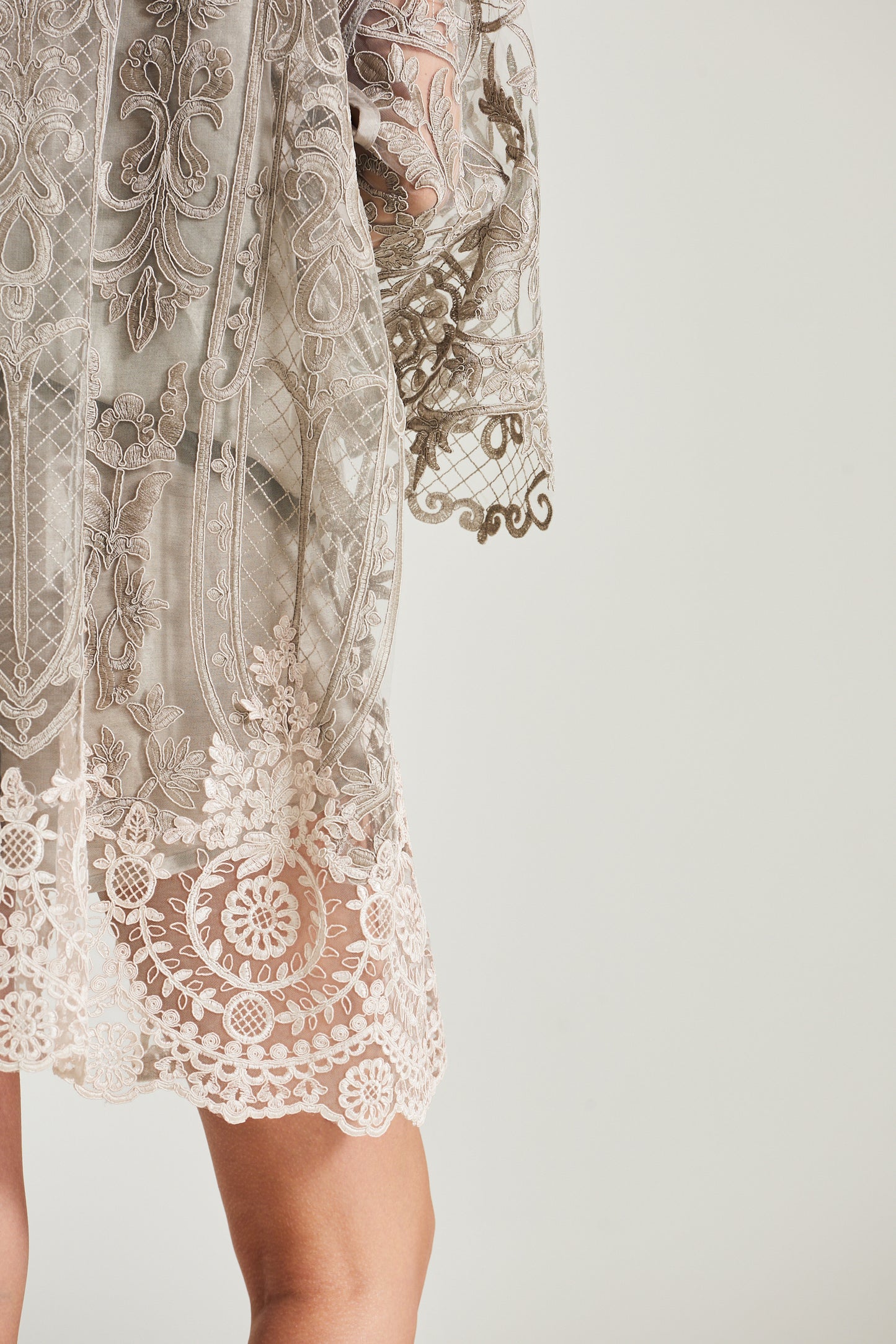 Over-The-Knee Lace Kimono