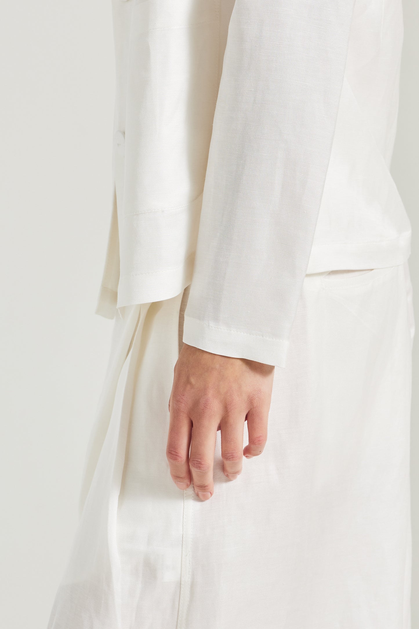 Lapel Jacket With Long Sleeves