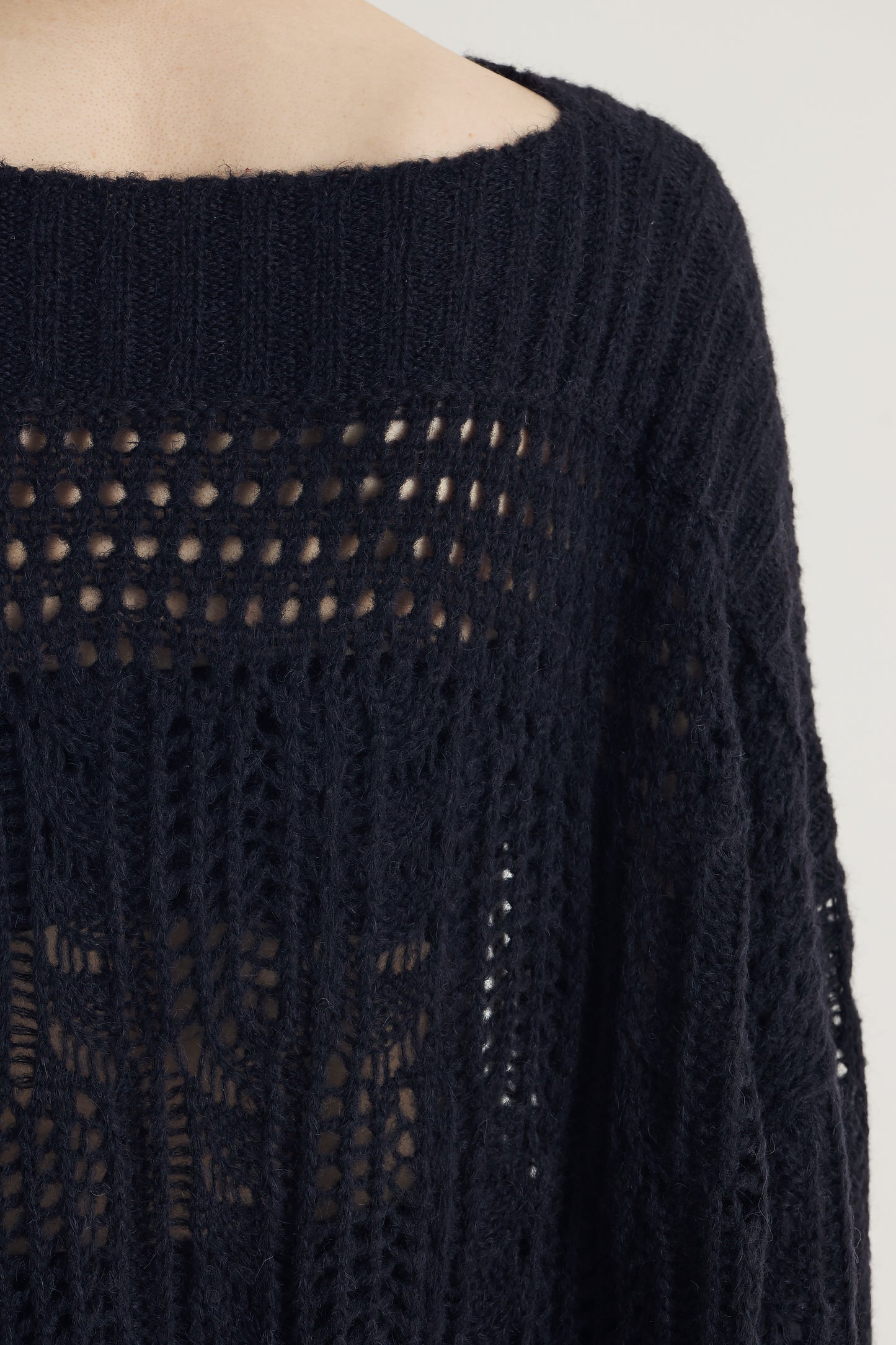 Wool Sweater With Oversize Sleeves