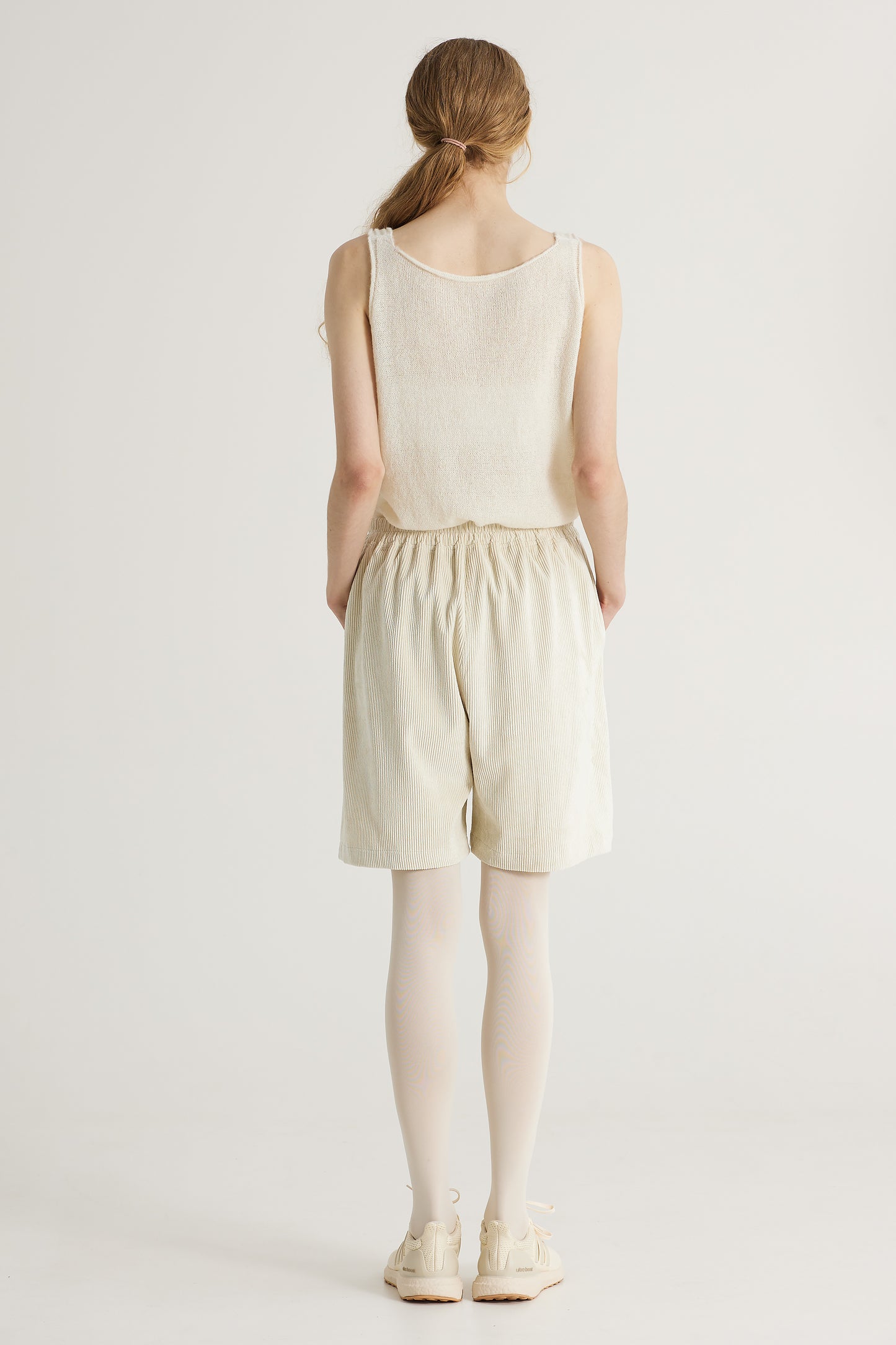 Corduroy Shorts With Pockets