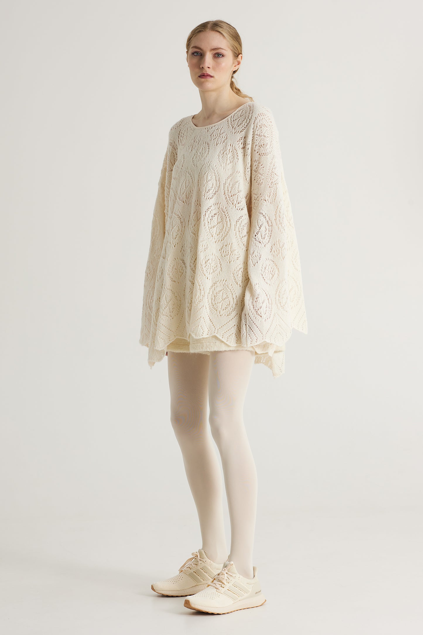 Knitwear Wool Blouse With Long Sleeves