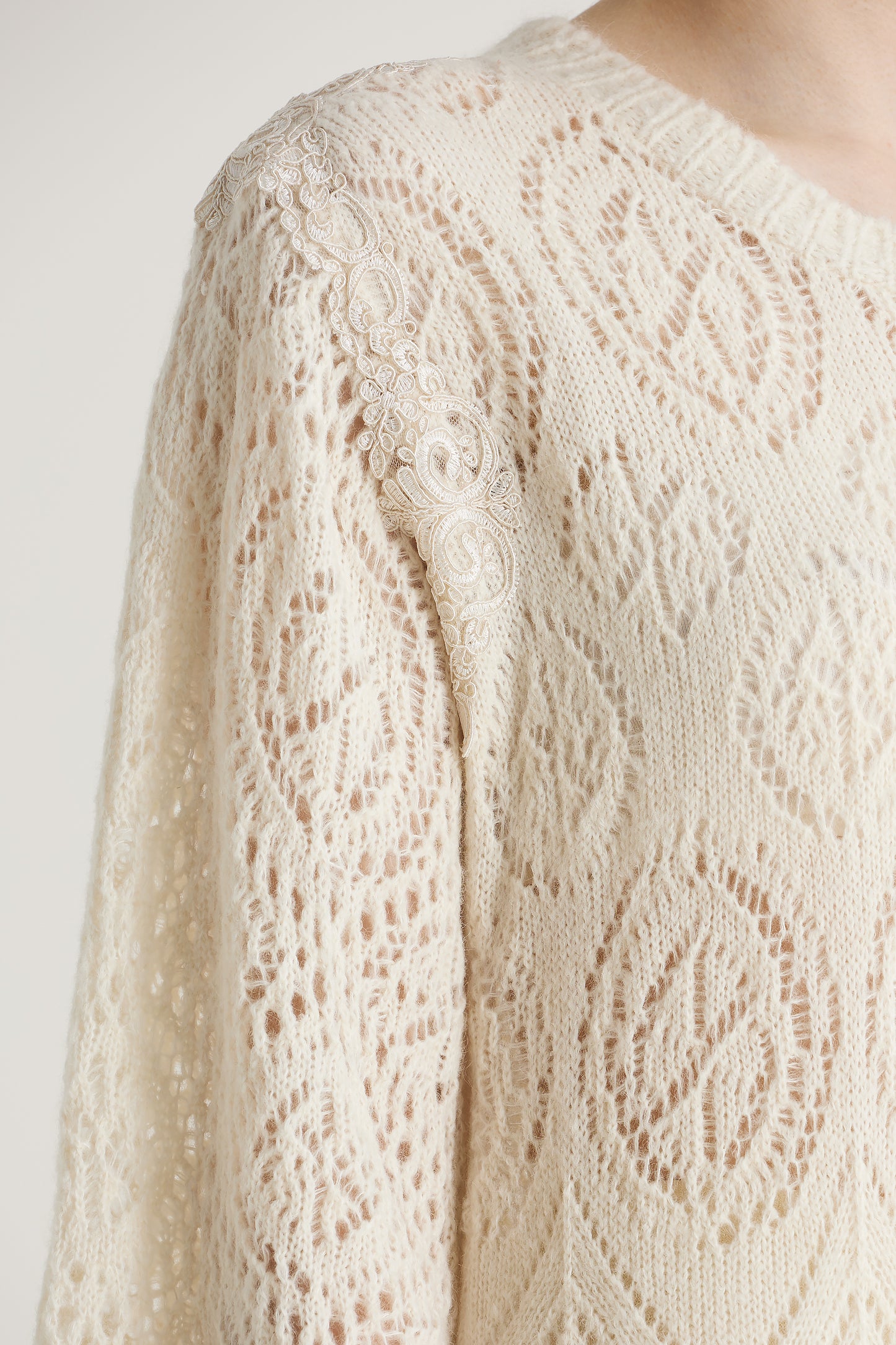 Knitwear Wool Dress With Long Sleeves