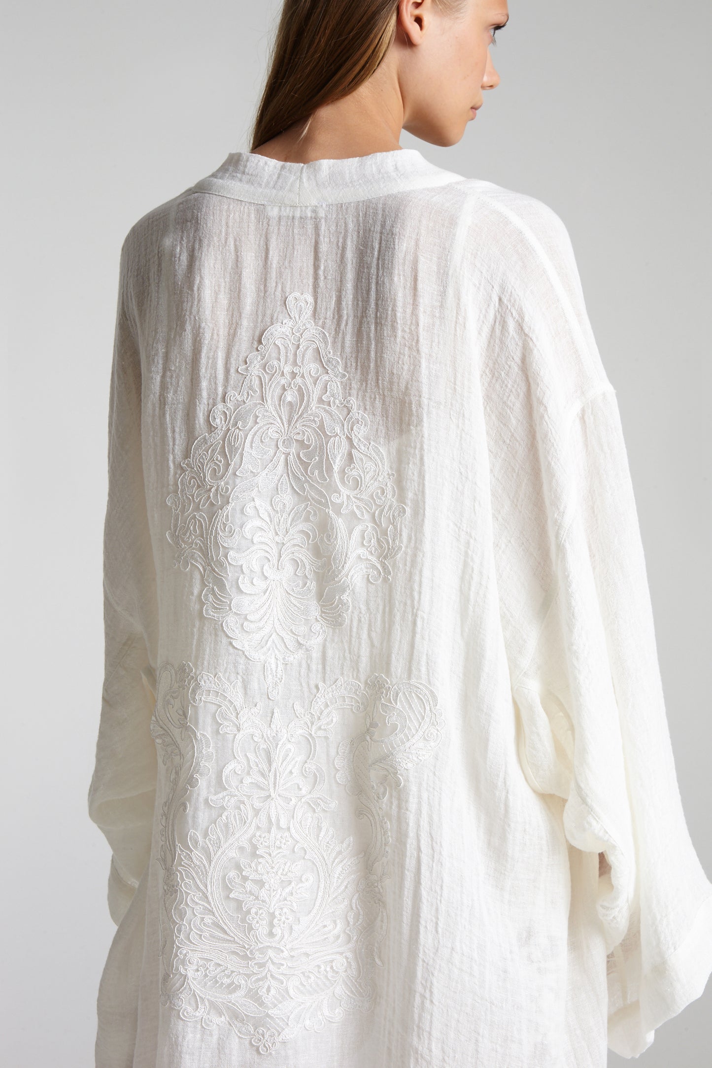 Lace midi cover up