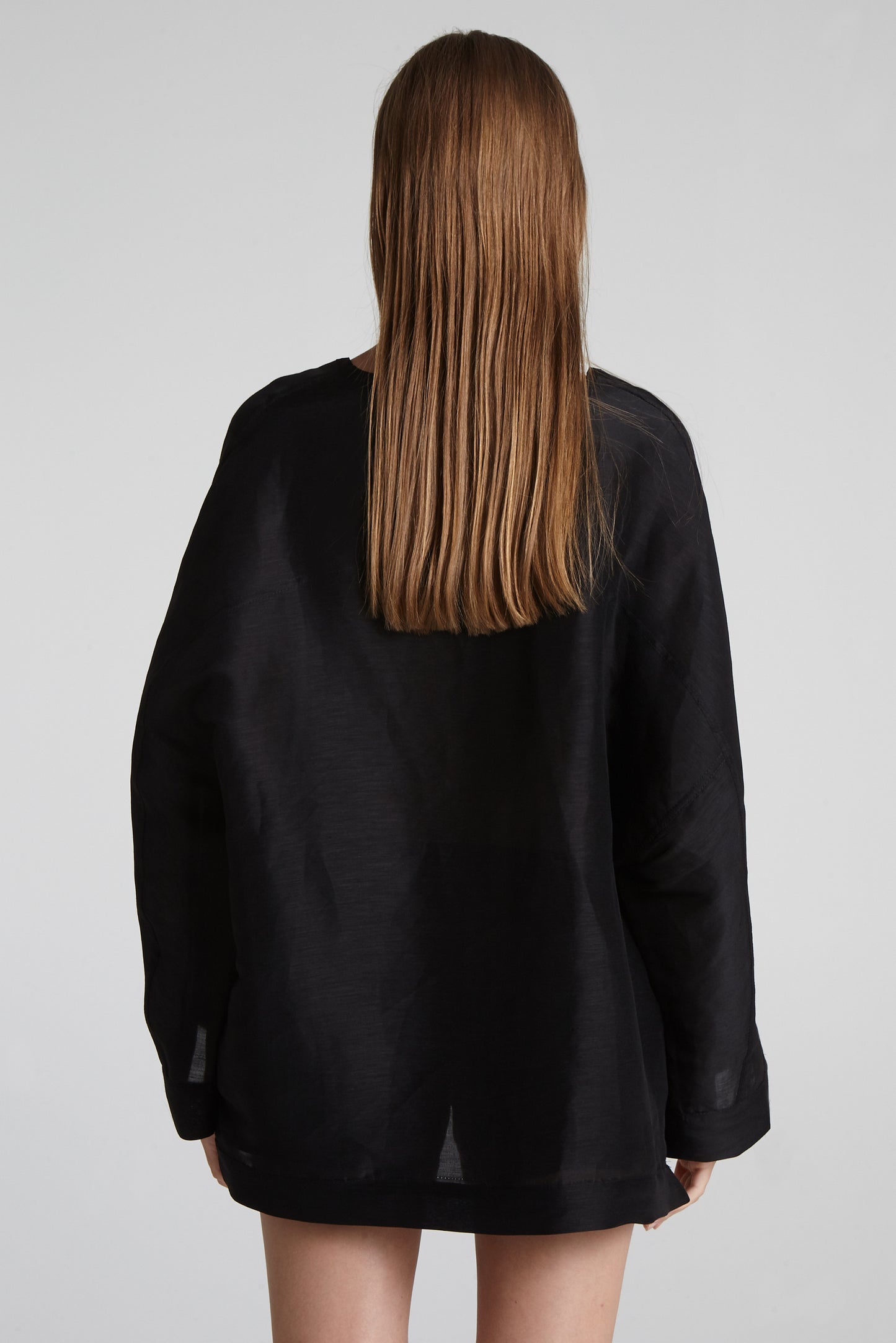 Long sleeve wide blouse