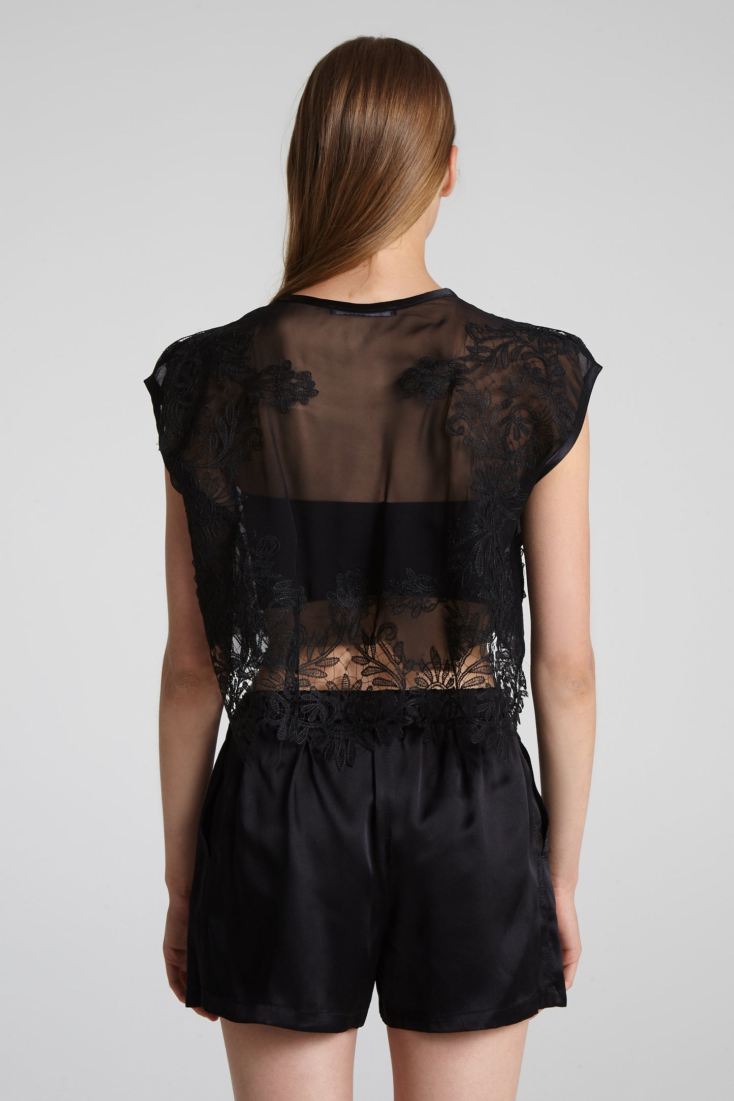 Lace short top