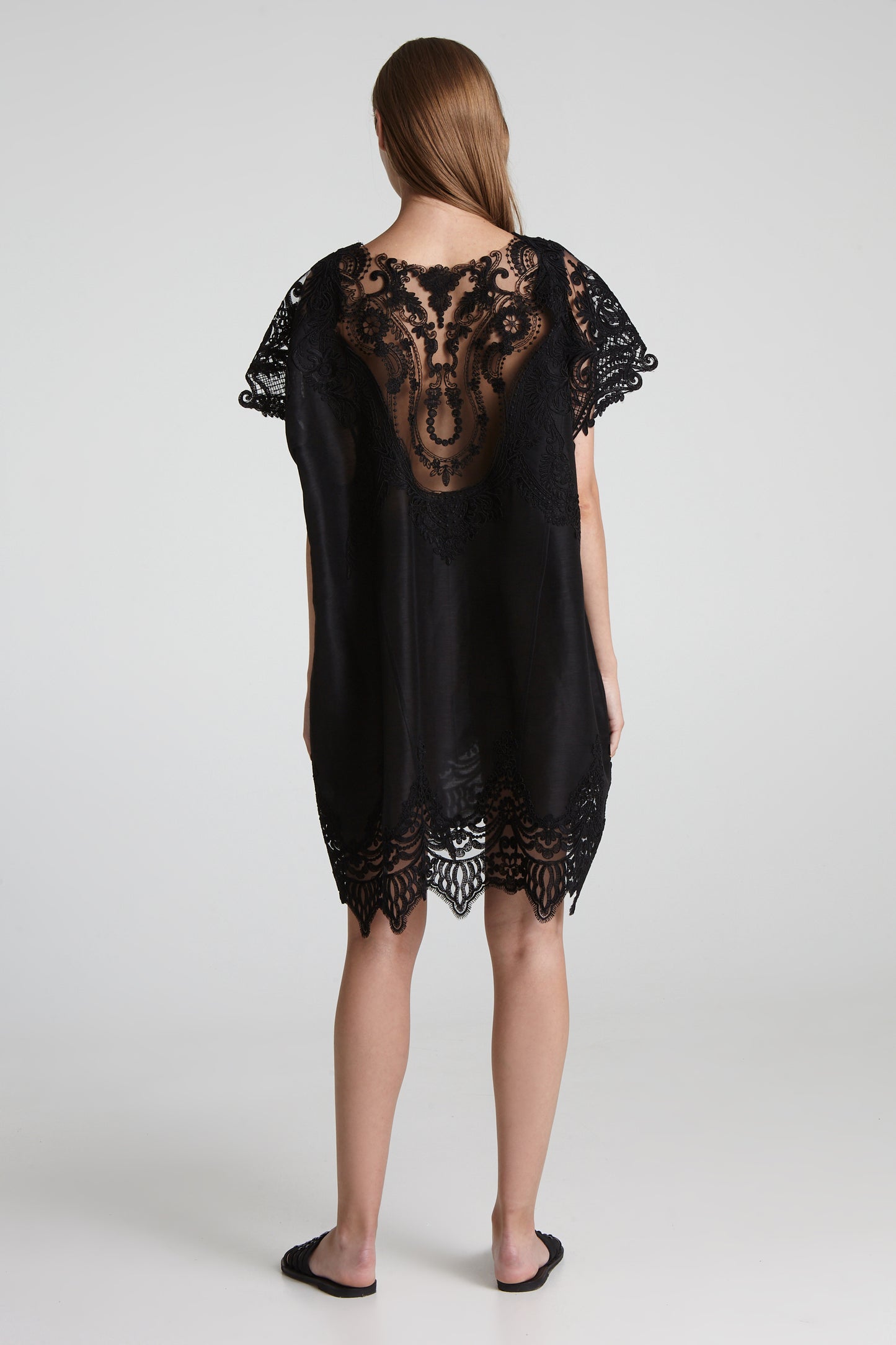 Lace midi dress