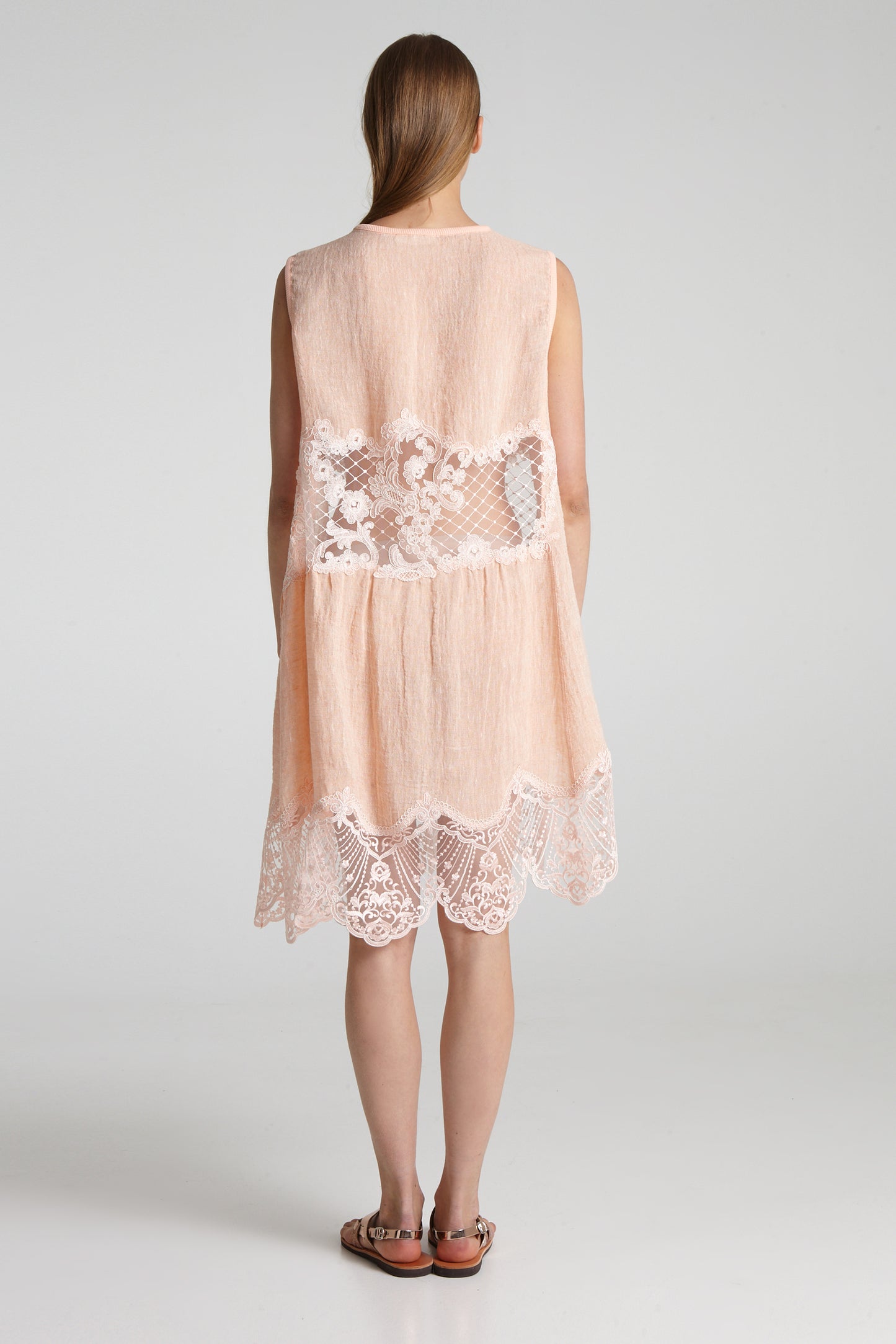 Lace midi dress