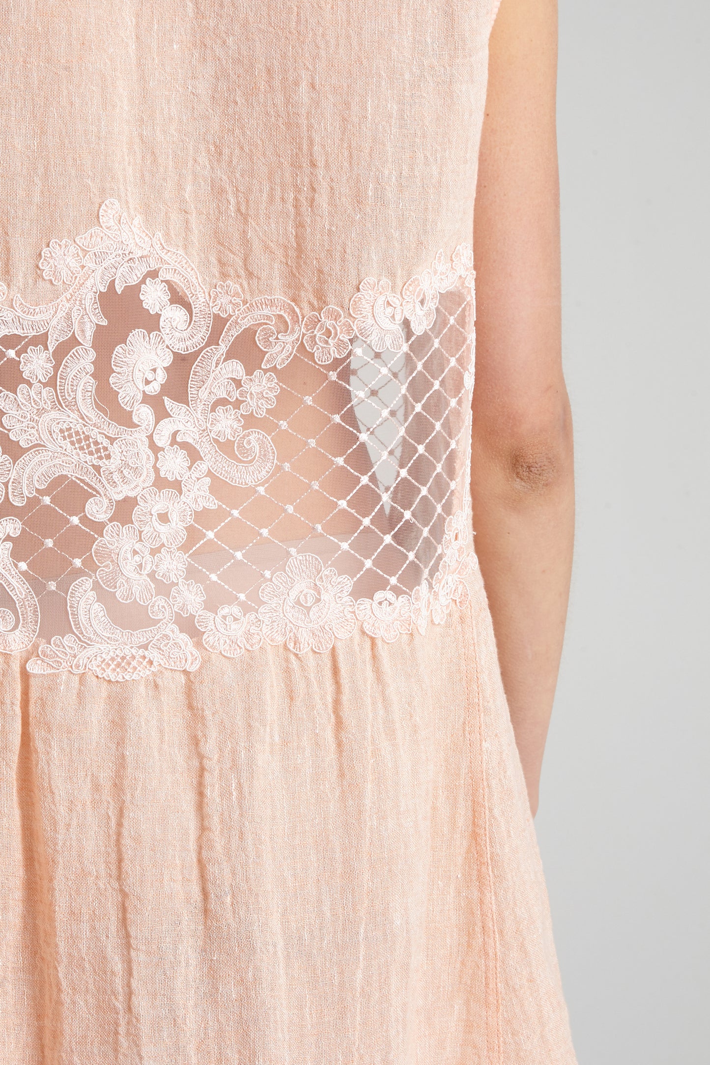Lace midi dress