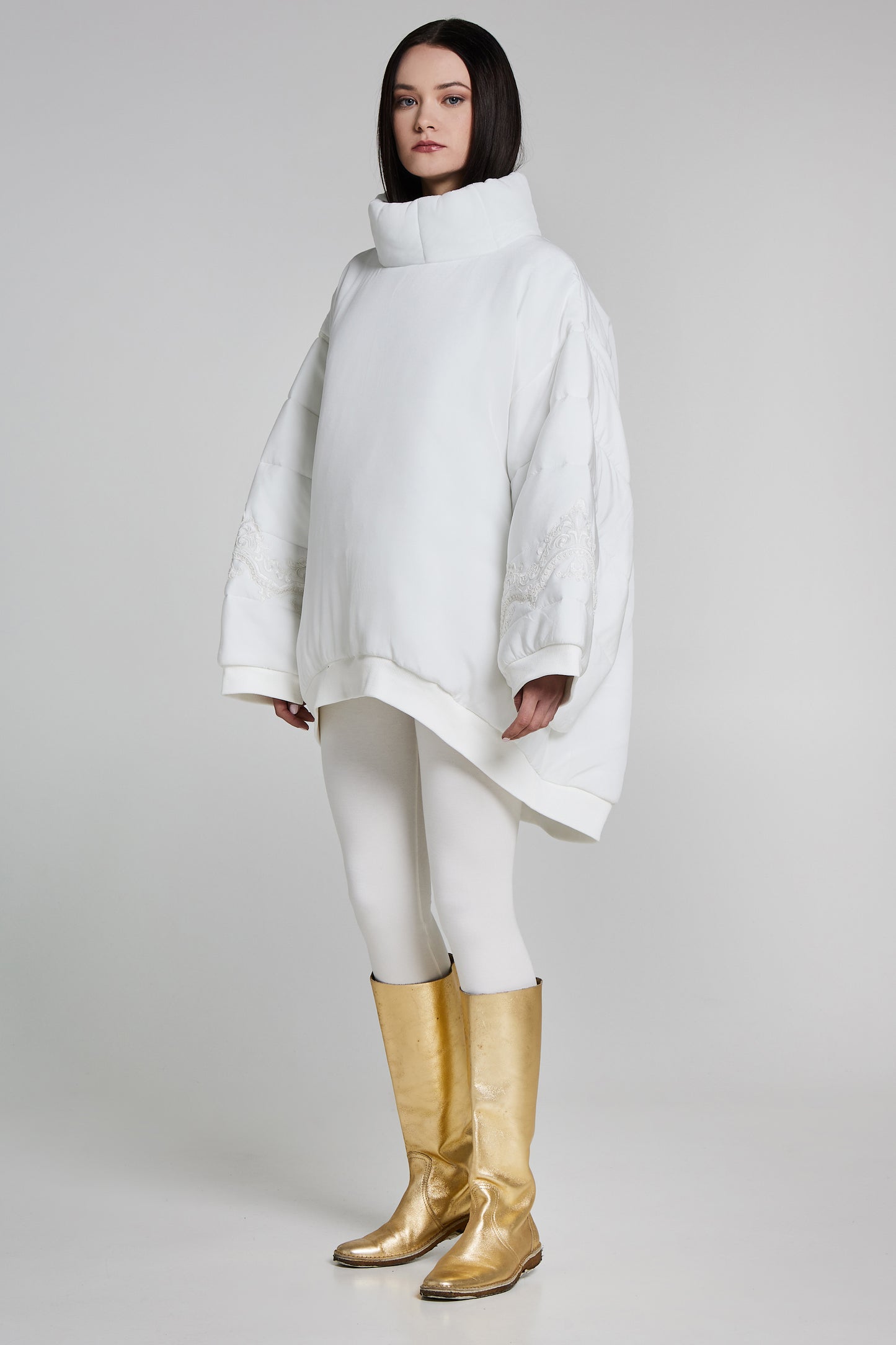 Puffy long blouse
