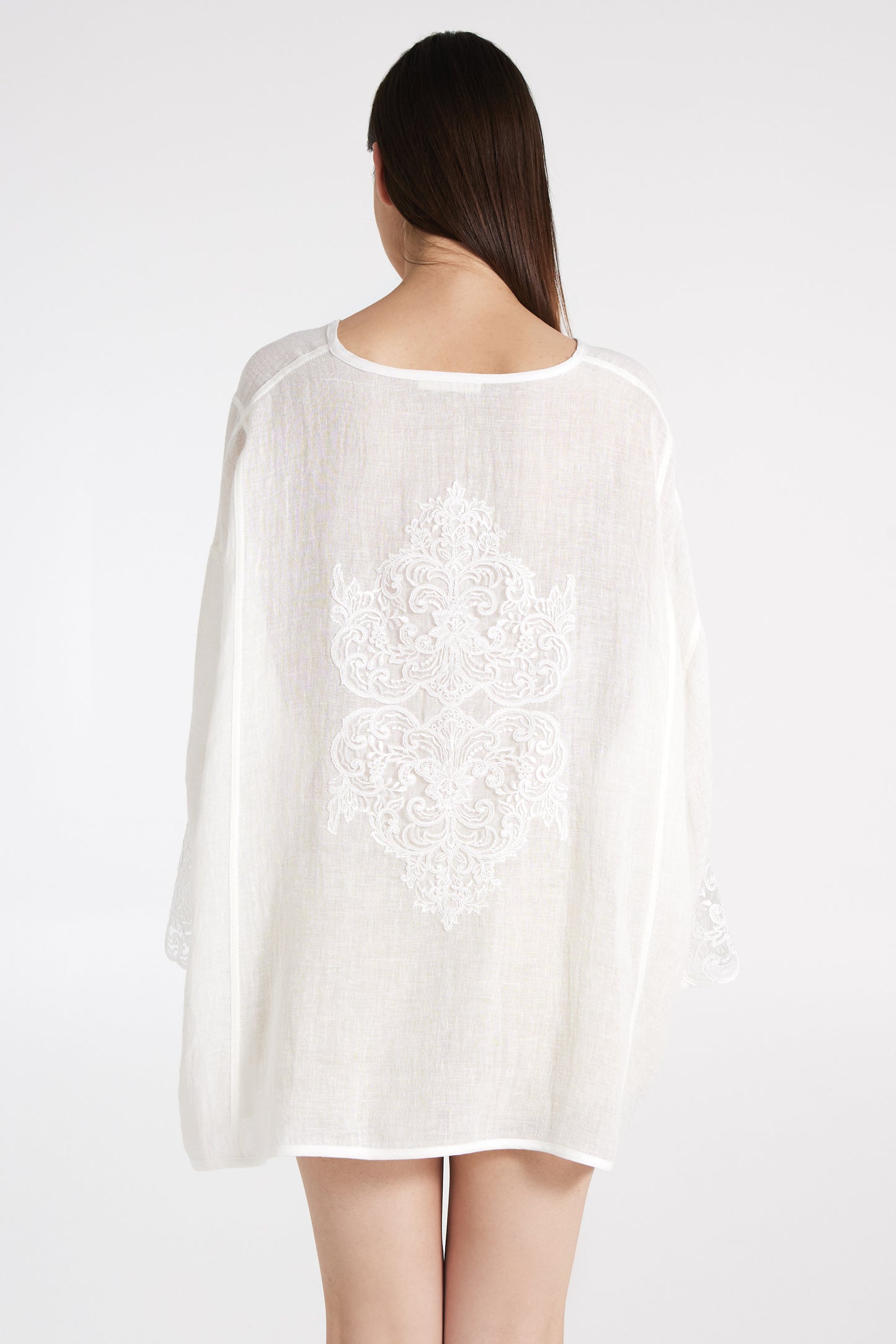 Wide Long Blouse