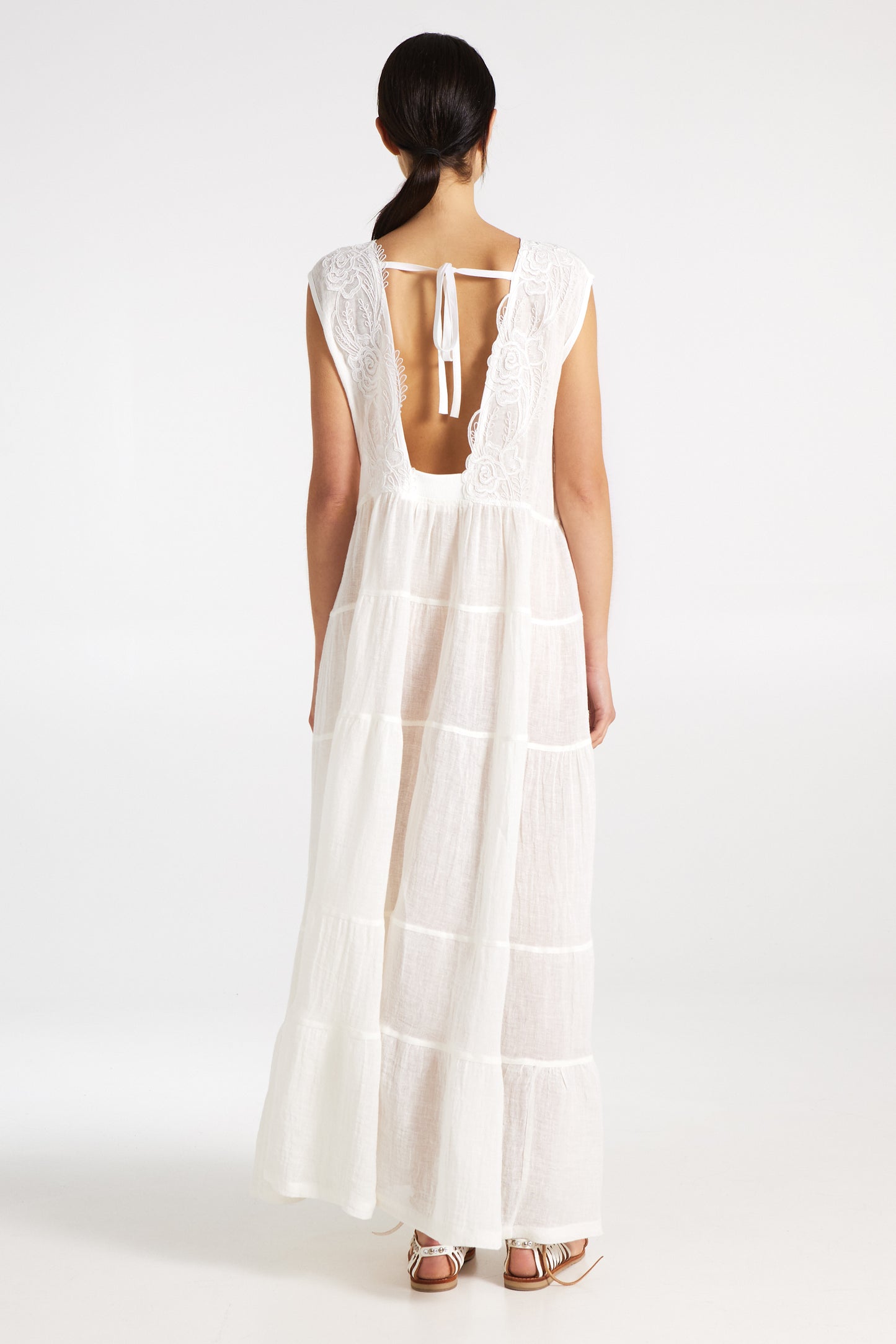Lace long dress