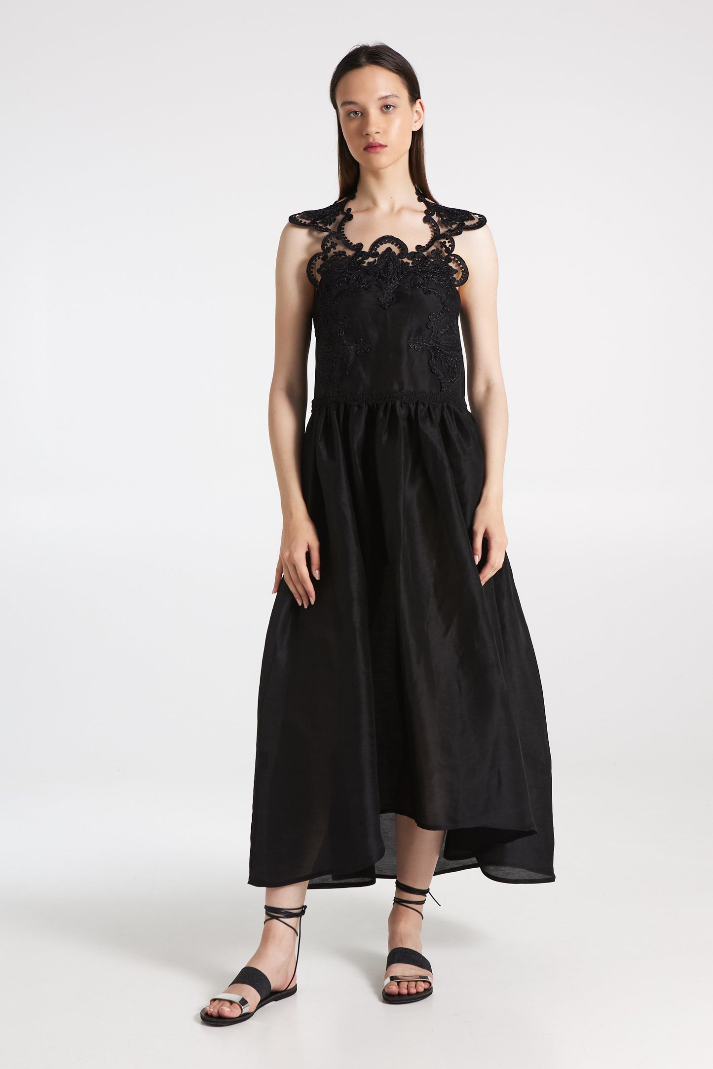 Lace long dress
