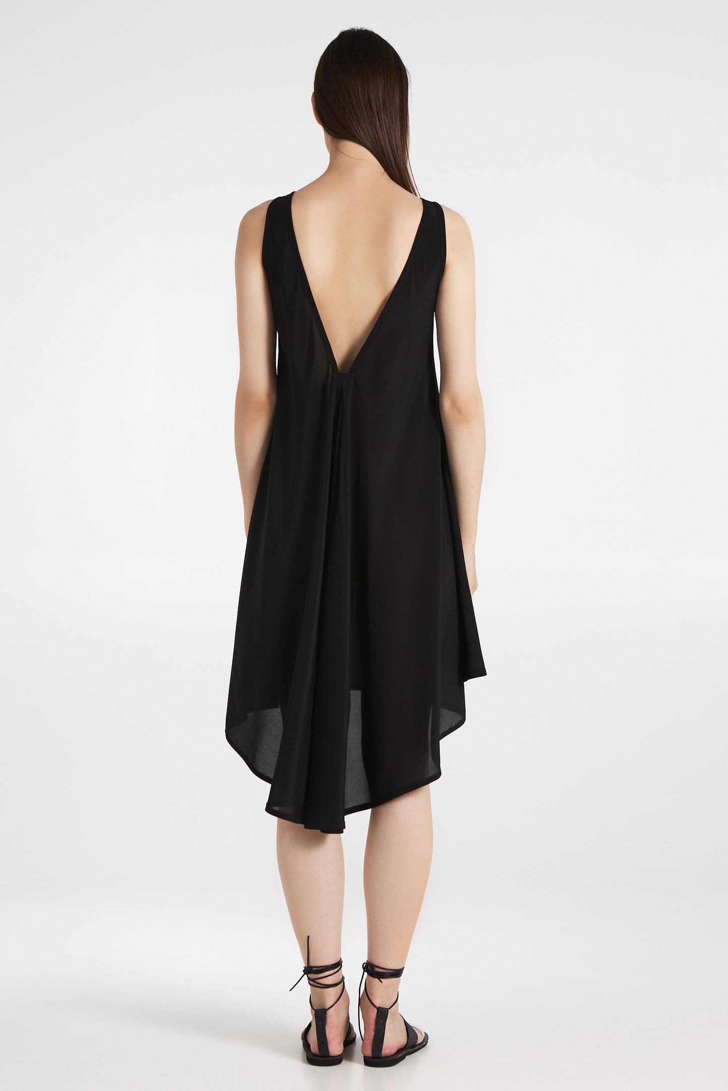 Short silk dress