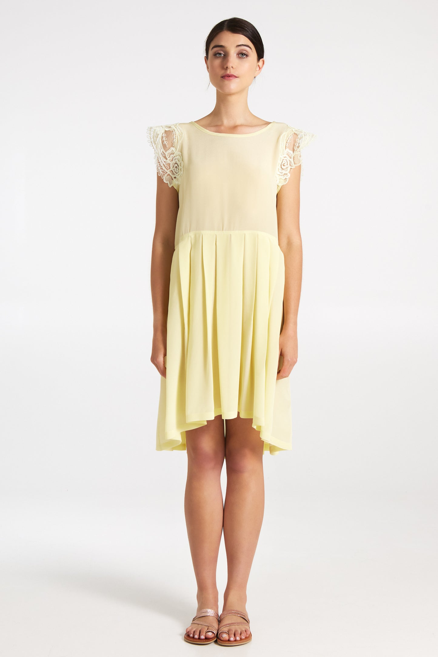 Open back short dress