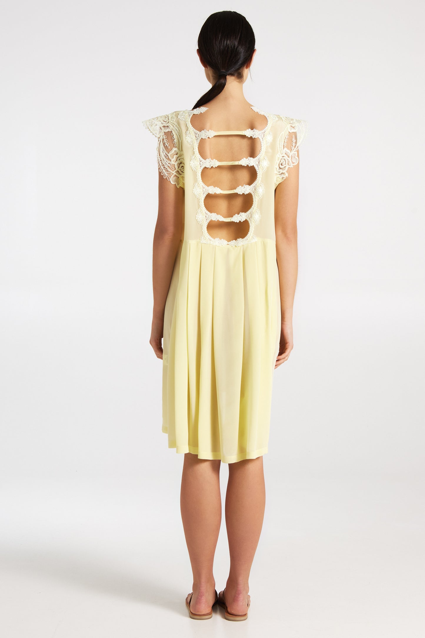 Open back short dress