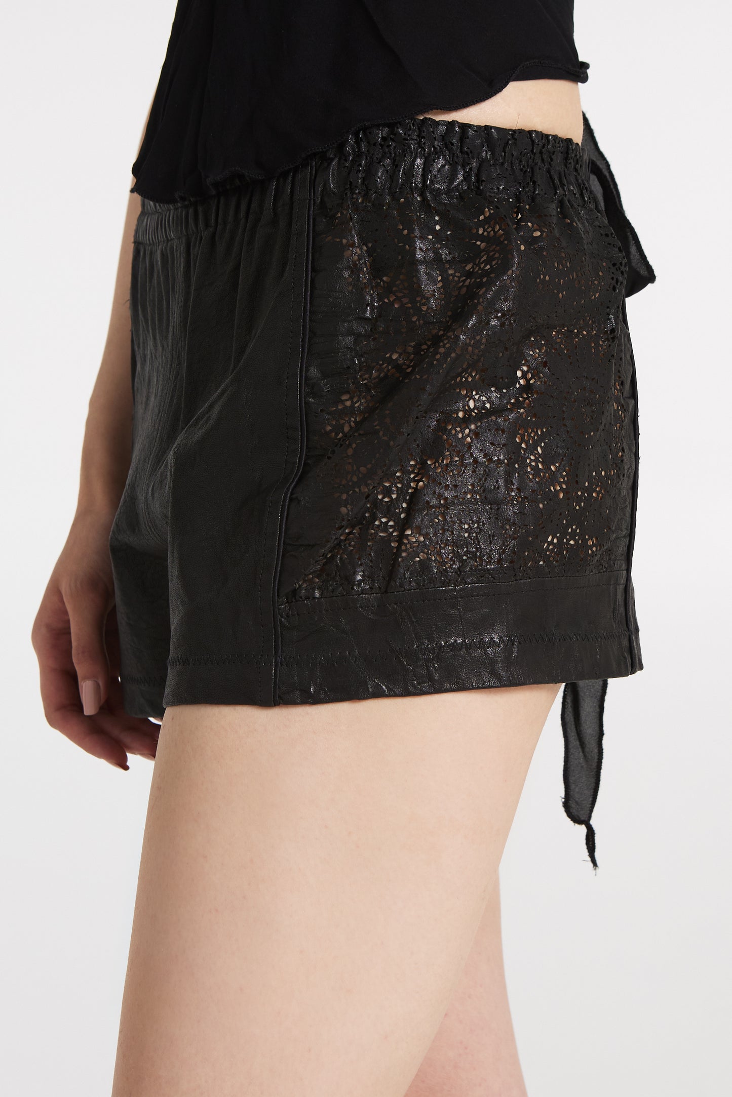 Laser cut shorts