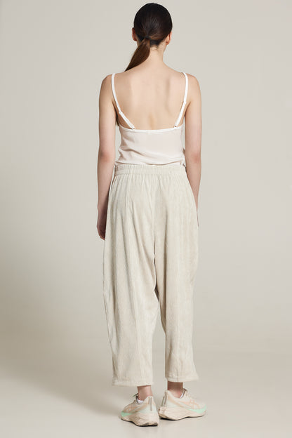 Wide Trousers With Elastic Waistband