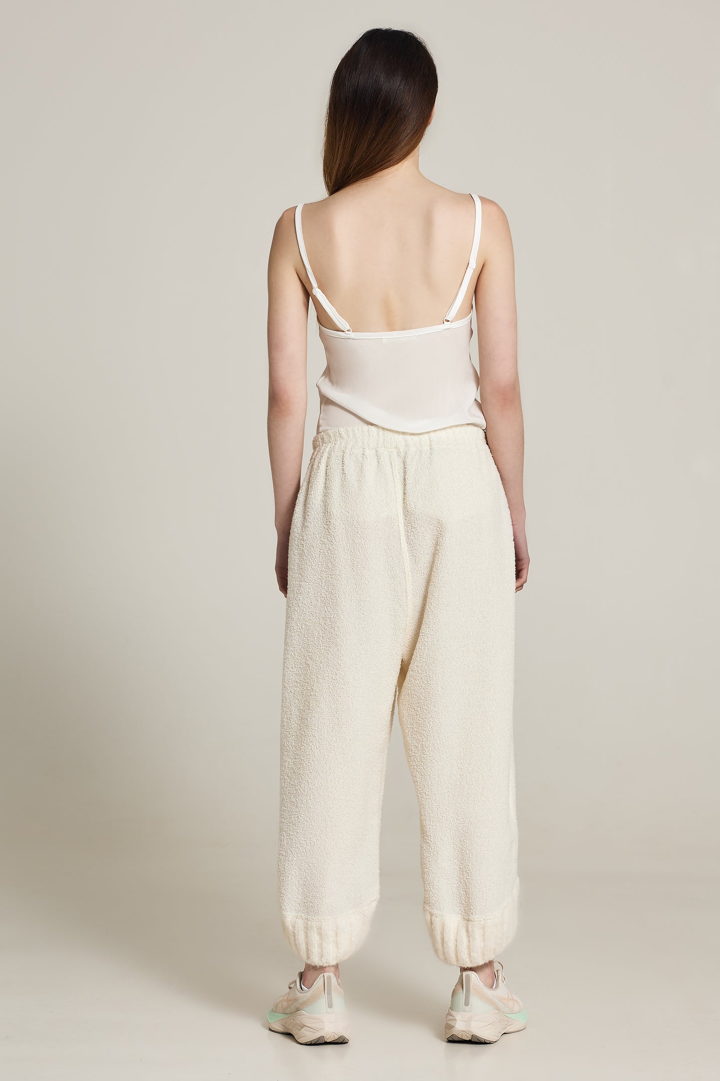 Knitwear Trousers With Elastic Wasteband