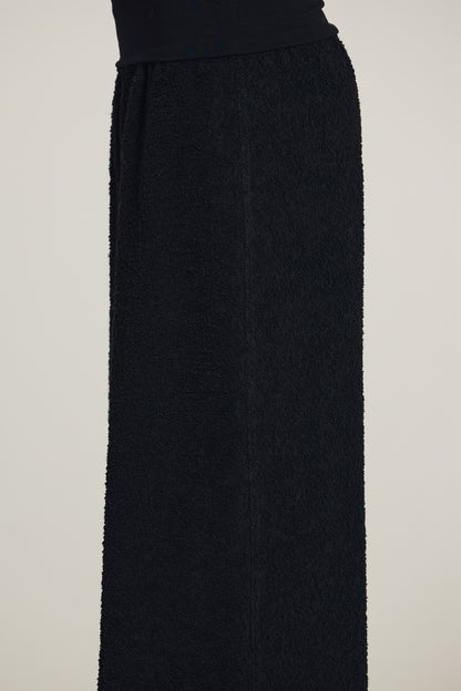 Wide Leg Trousers With Elastic Wistband