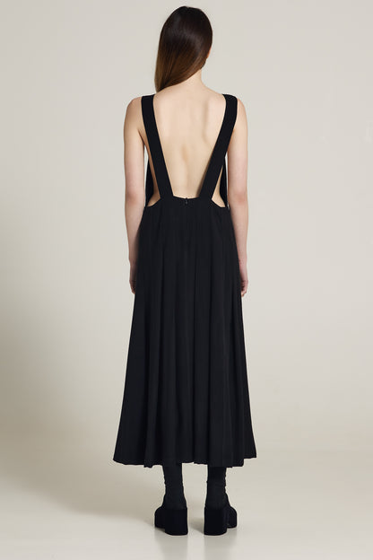 Long Dress With Square Neckline