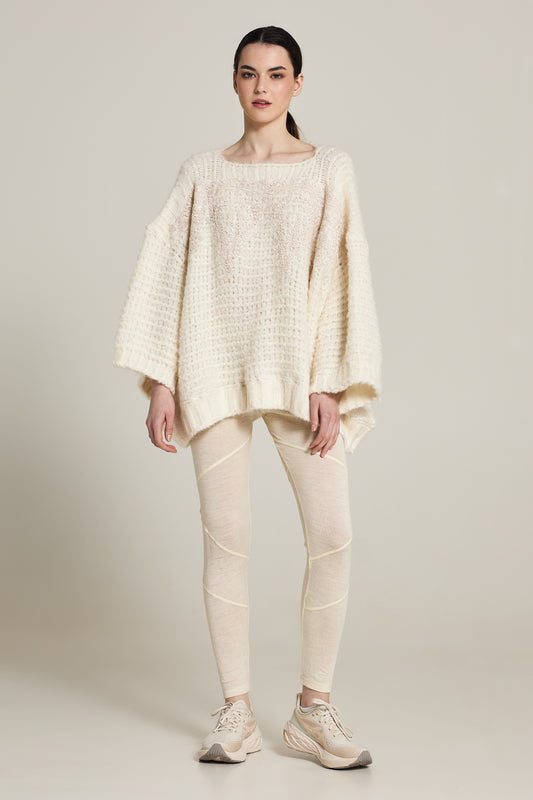 Knitwear Sweater With Square Neckline