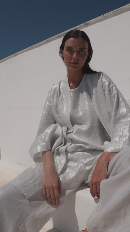 Laminated Linen Tank Top