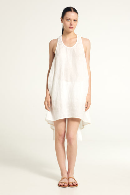 Linen short dress