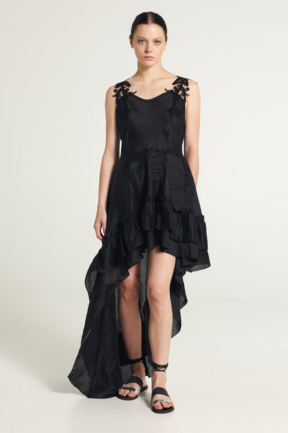 Long High-Low Asymmetric Dress