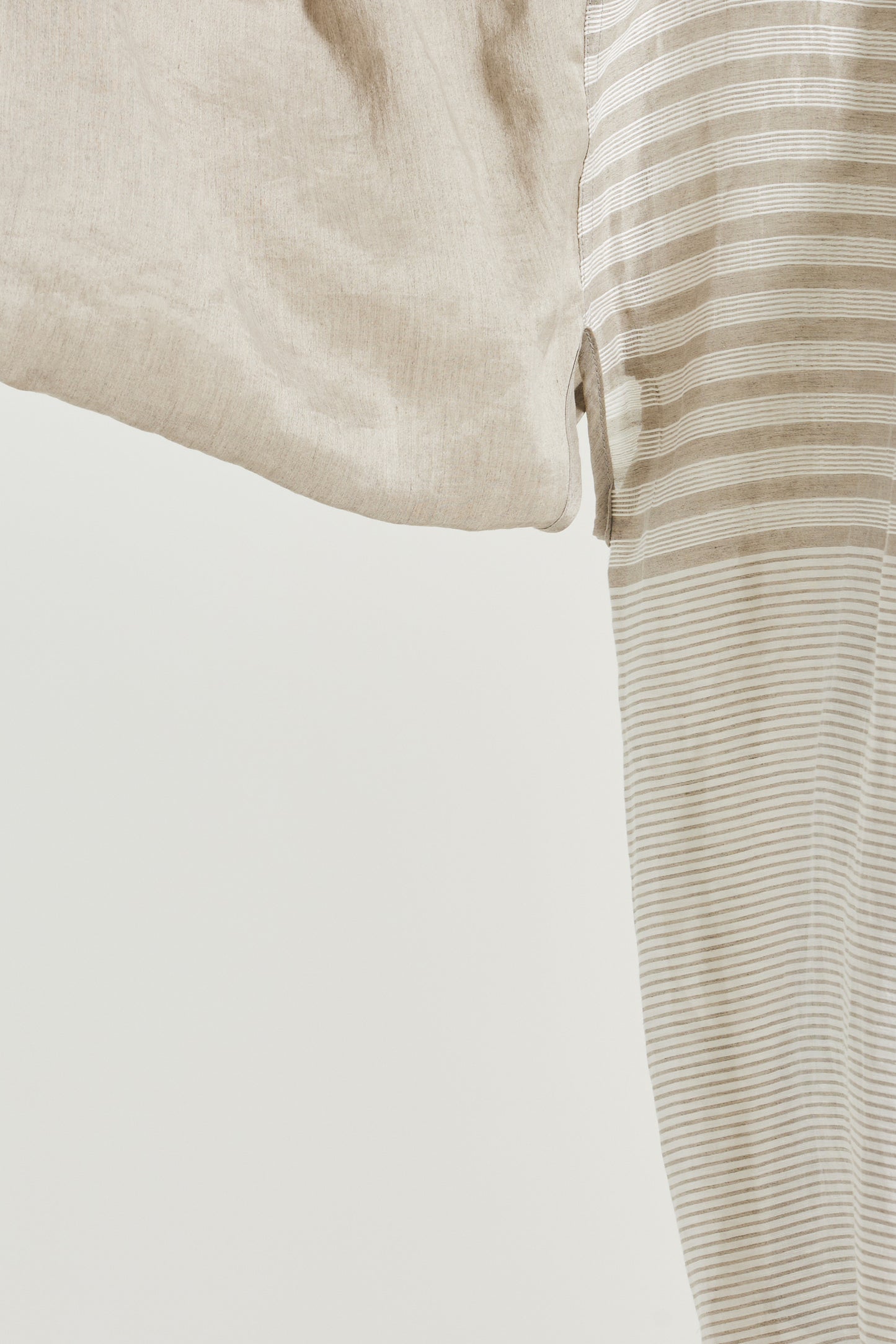 Linen And Silk Long Kimono