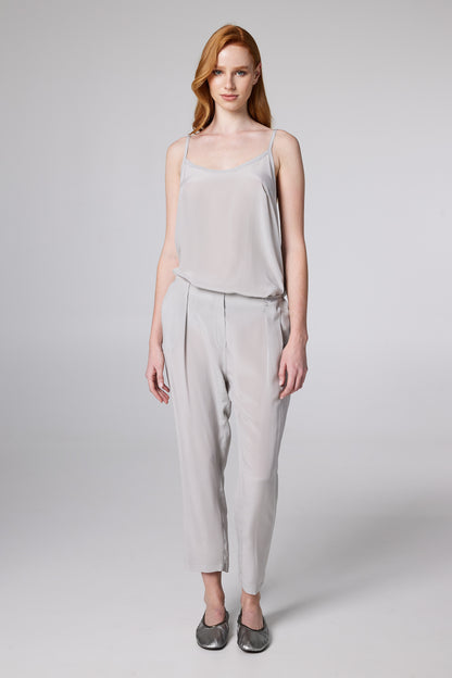 Silk Trousers With Pockets