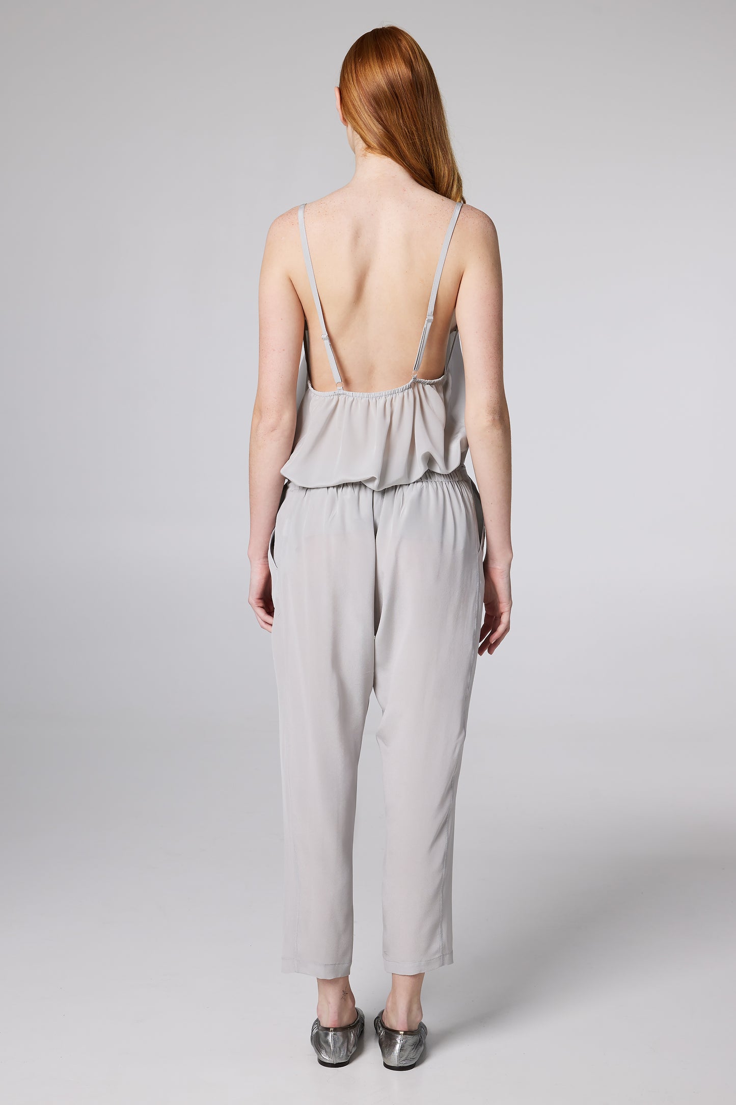 Silk Trousers With Pockets