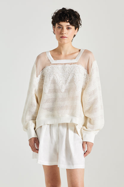 Linen Shorts With Top Pleats