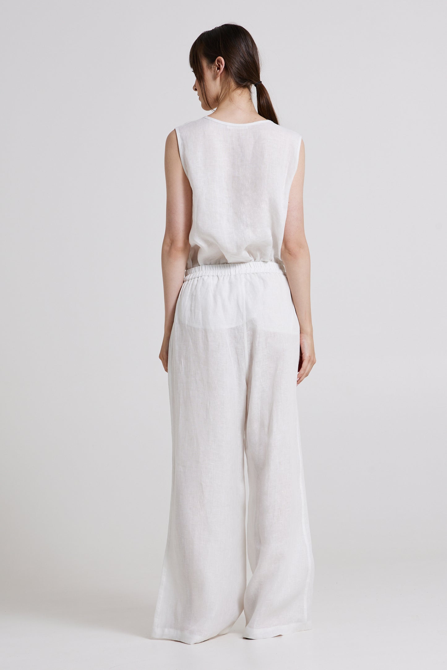 Linen Wide Trousers