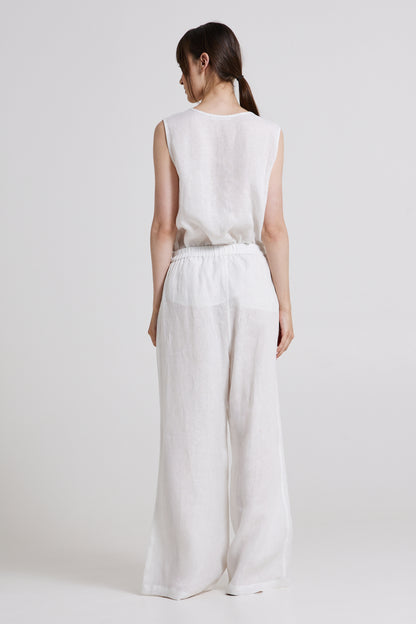 Linen Wide Trousers