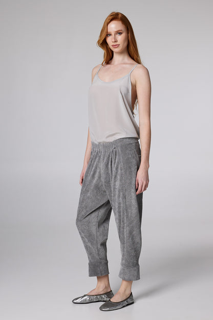 Corduroy Trousers With Back Pockets