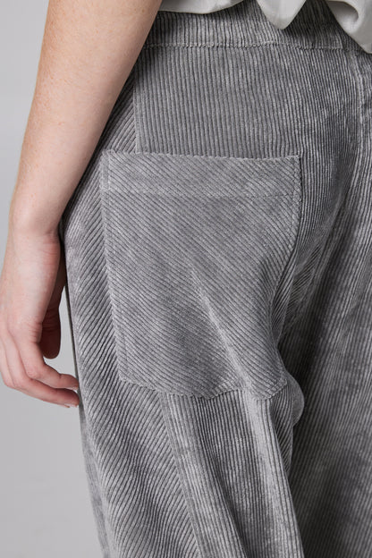 Corduroy Trousers With Back Pockets