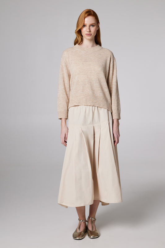 Maxi Skirt With Elastic Waistband