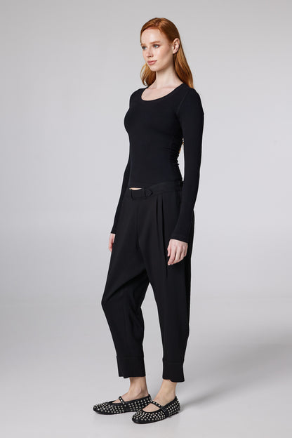 Capri Pleated Trousers