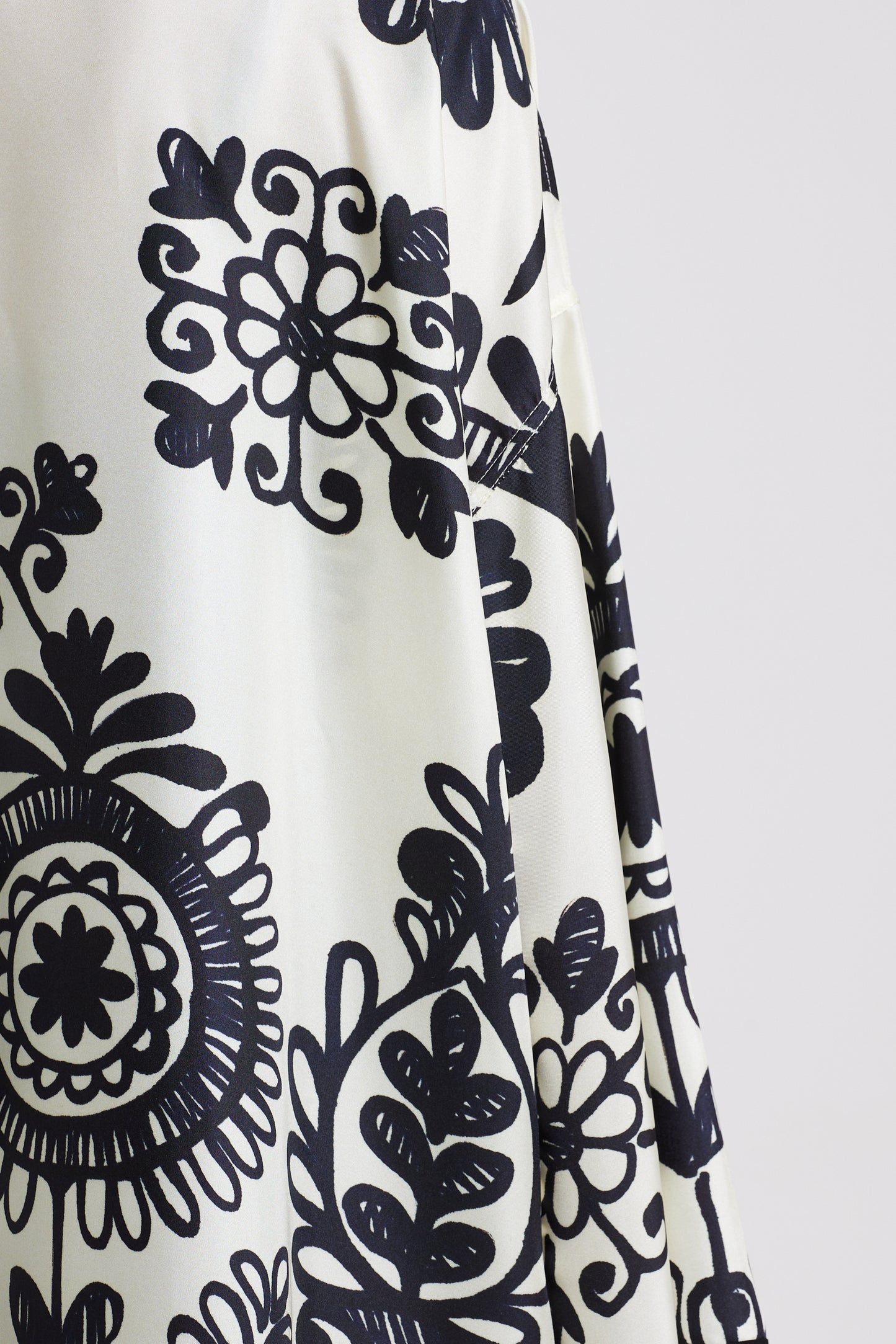Silk Kimono With Floral Print