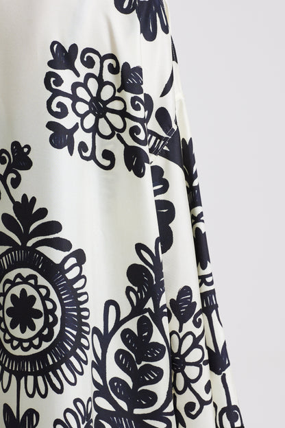 Silk Kimono With Floral Print