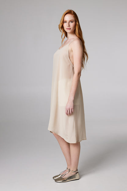 Silk Sleeveless Layering Dress