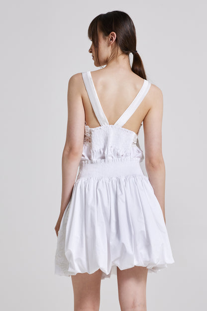 Bubble Skirt With Side Lace Details