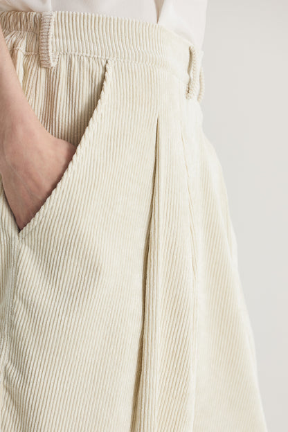 Corduroy Trousers With Front Pockets