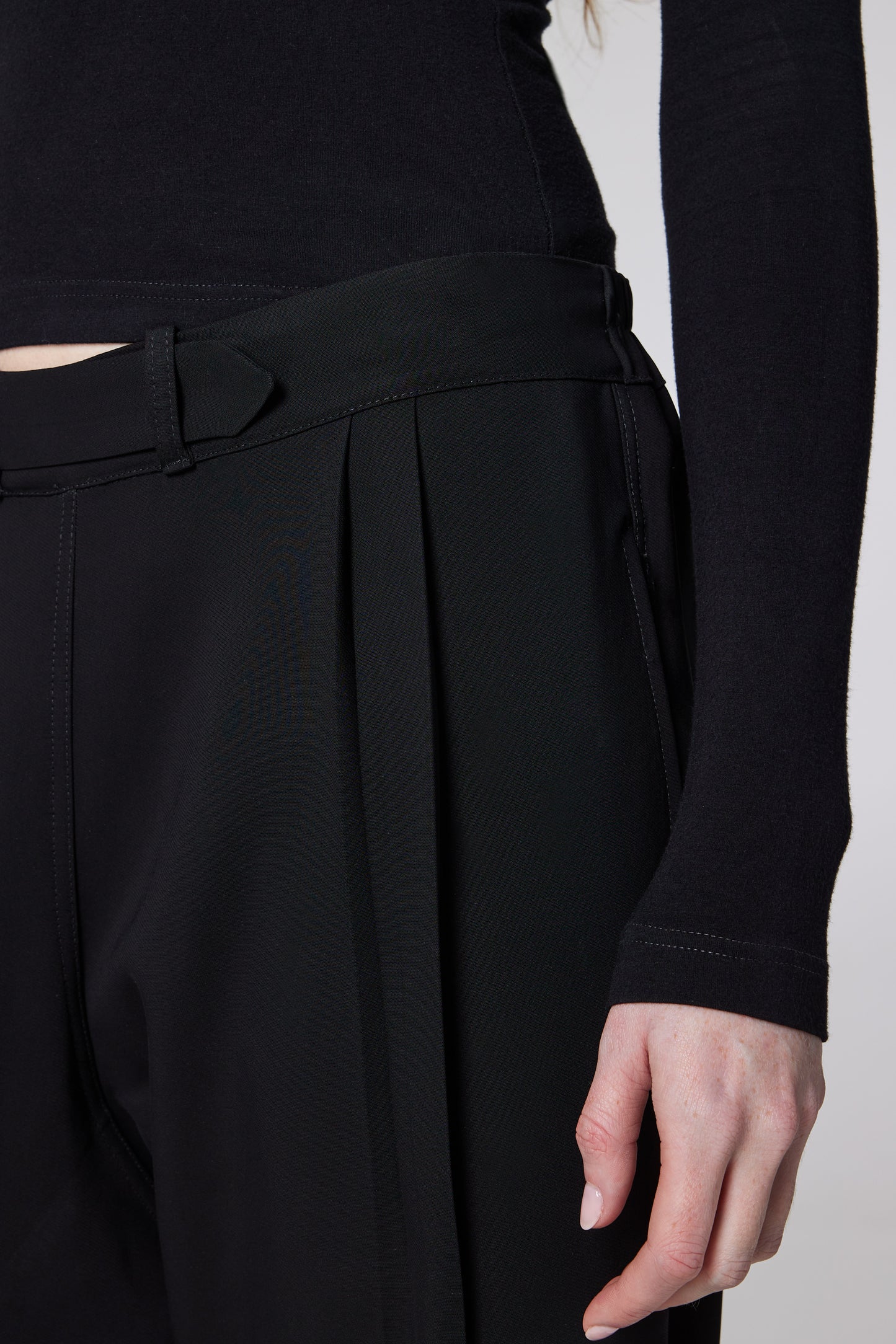 Capri Pleated Trousers